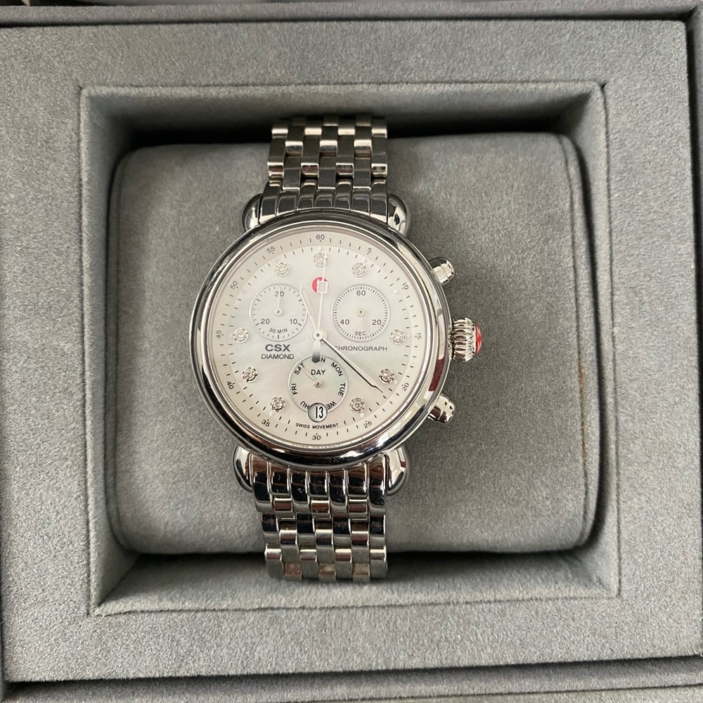 Michele watch with diamonds